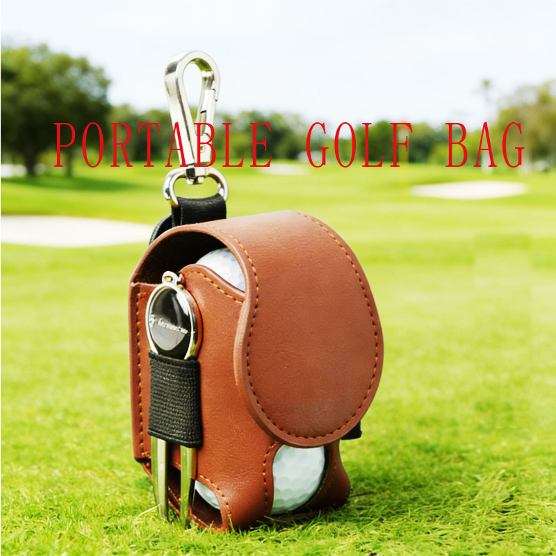 Golf Ball Premium - Torba na piłki golfowe PU, dwuczęściowy