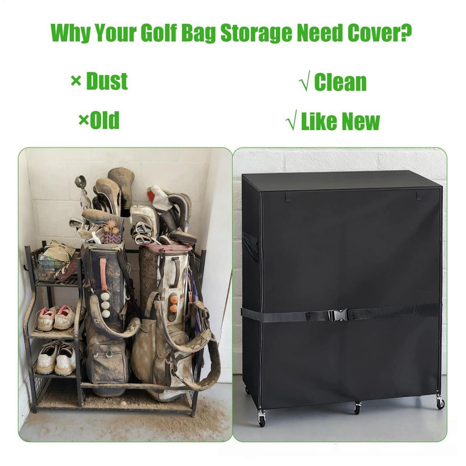 Pokrowiec na stojak do przecho – Golf Equipment Garage Organizer recenzja i cena
