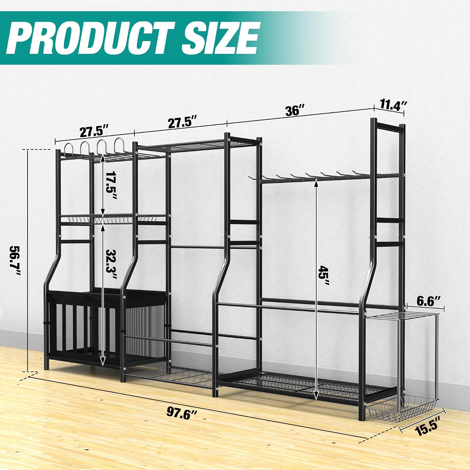 Organizer na sprzęt sportowy,  – Golf Equipment Garage Organizer recenzja i cena