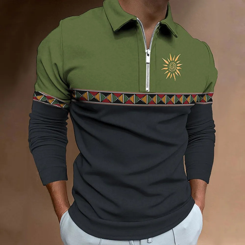 Męskie koszulki polo Retro Col – Golf Equipment For Sale recenzja i cena