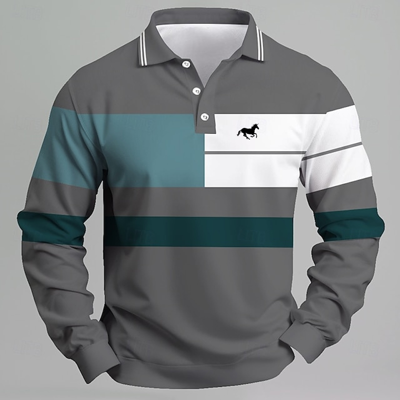 Męska koszulka polo w paski z  – Golf Equipment For Sale recenzja i cena