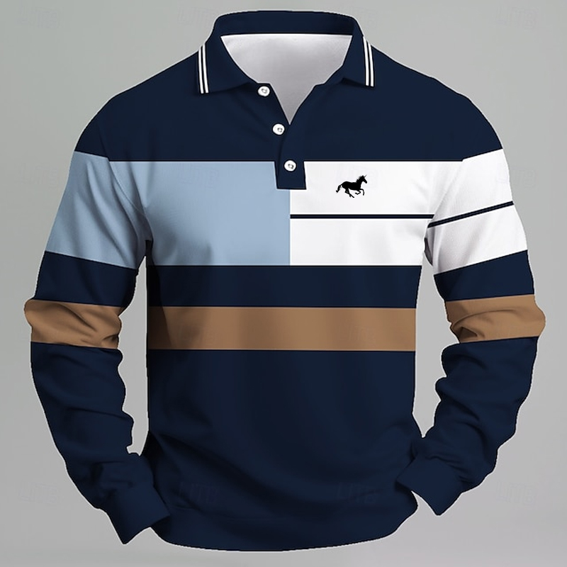 Męska koszulka polo w paski z  – Golf Equipment For Sale recenzja i cena