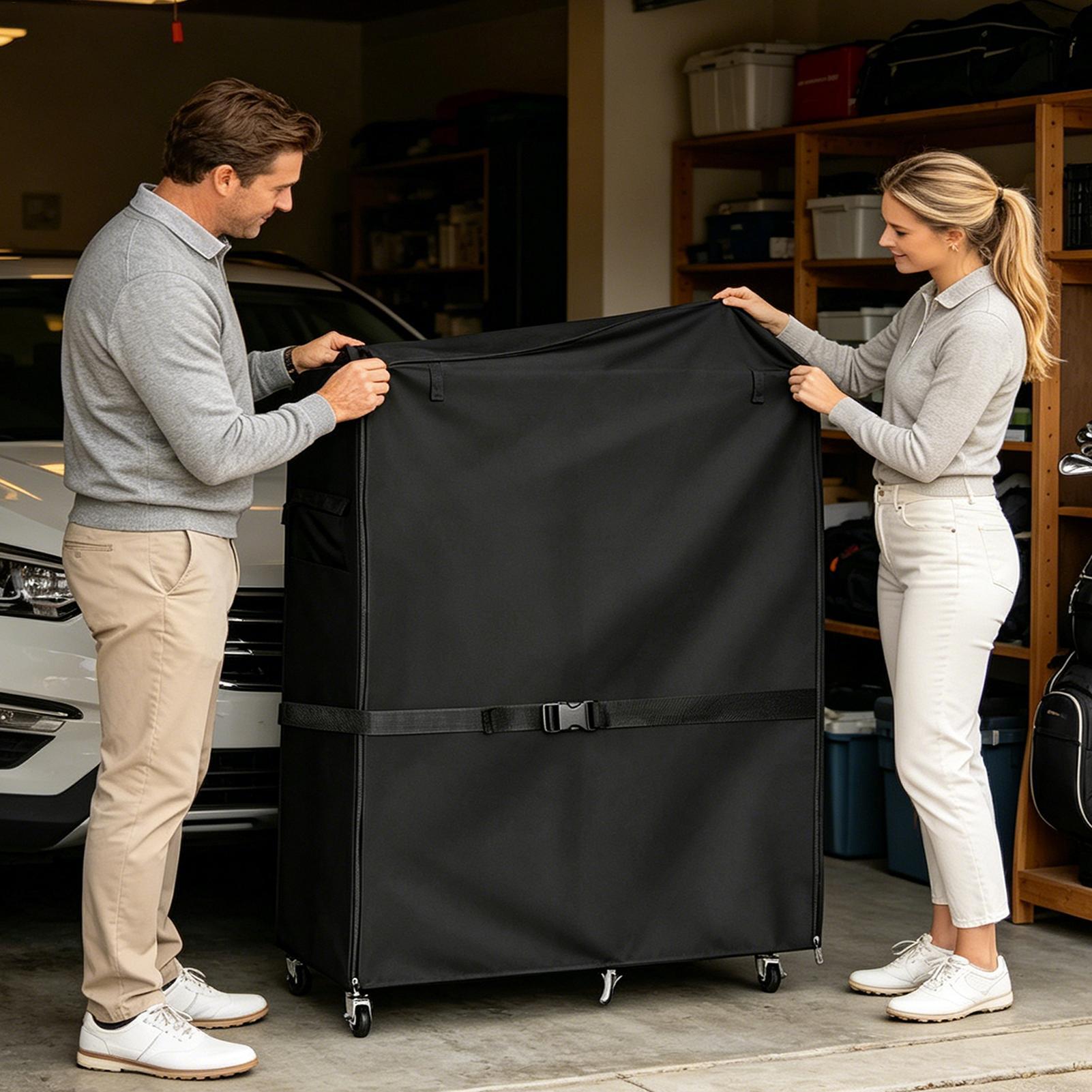 Pokrowiec na stojak na torby g – Golf Equipment Garage Organizer recenzja i cena