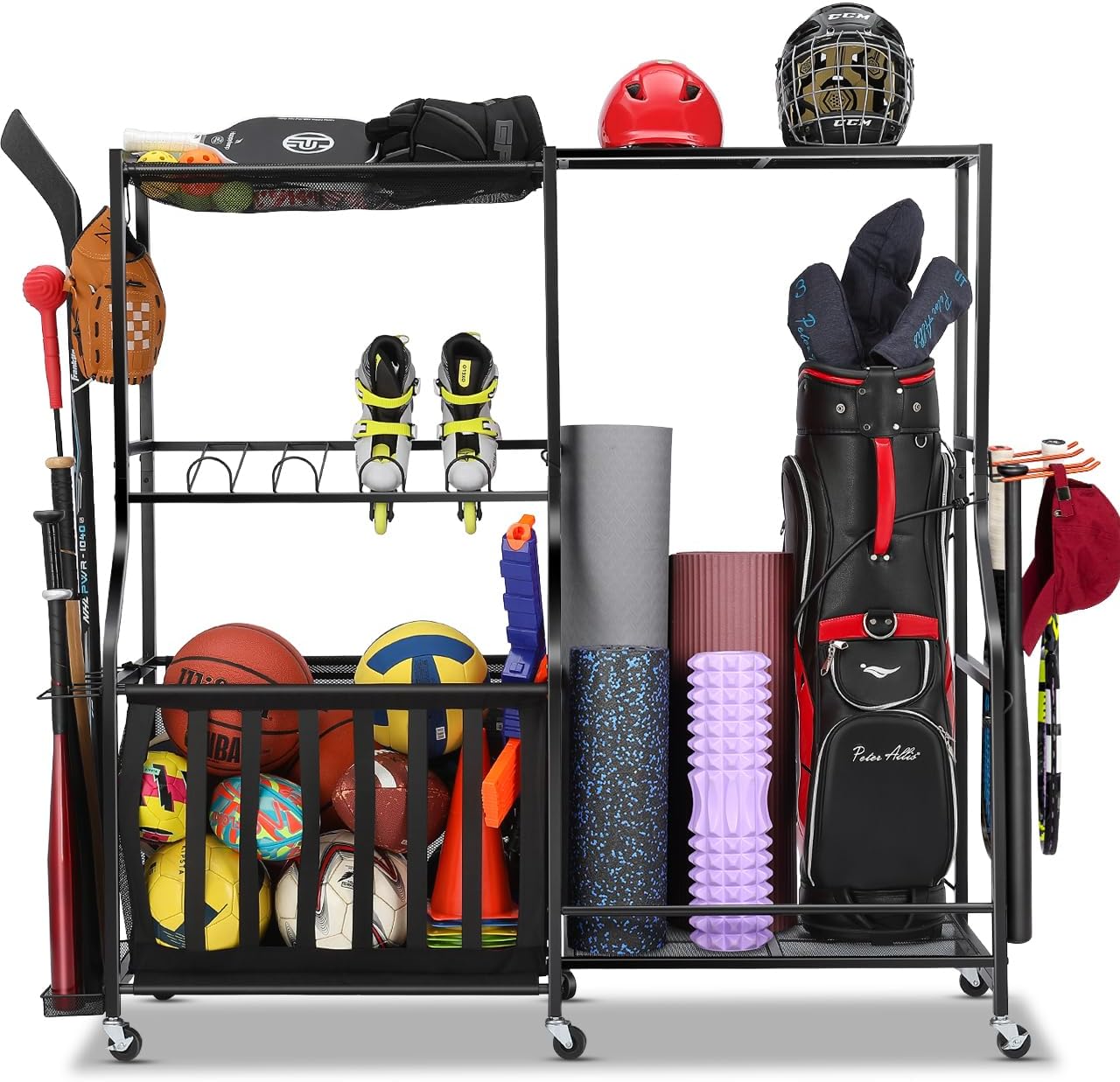 Organizer na sprzęt sportowy d – Golf Equipment Garage Organizer recenzja i cena