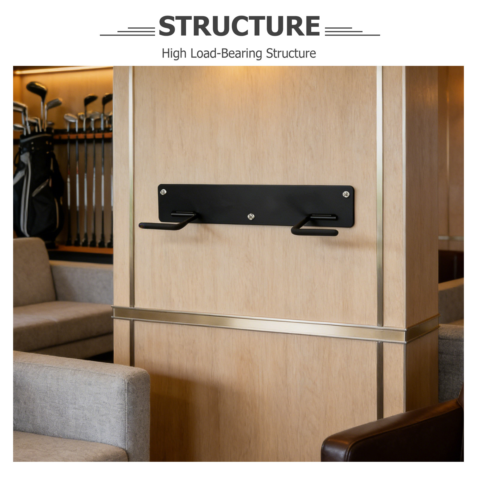 Wieszak do przechowywania torb – Golf Equipment Garage Organizer recenzja i cena