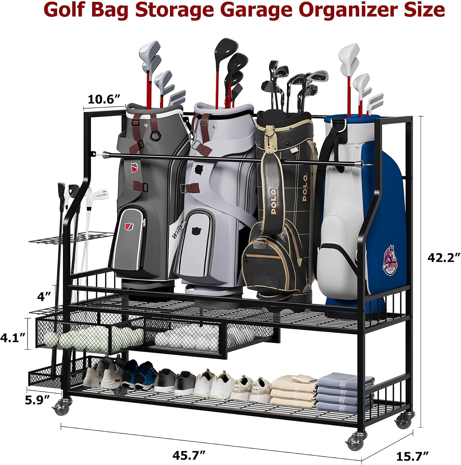 Organizer do przechowywania to – Golf Equipment Garage Organizer recenzja i cena